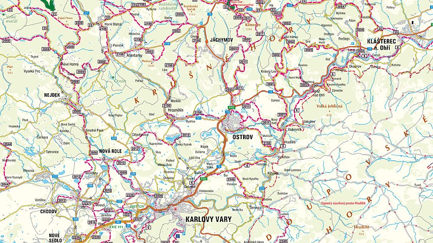 Cyklomapa Karlovarska